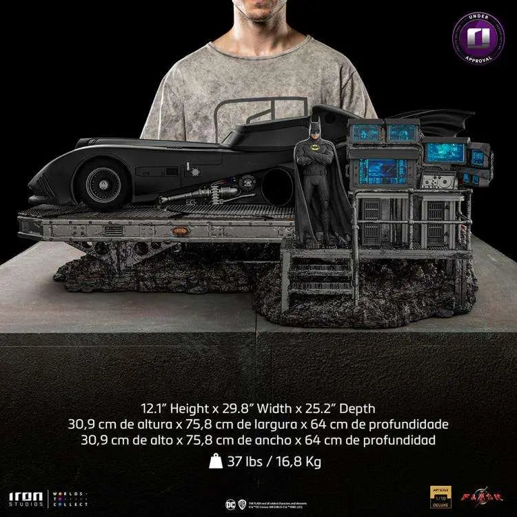 THE FLASH MOVIE BATMOBILE DLX 1/10 STATUE