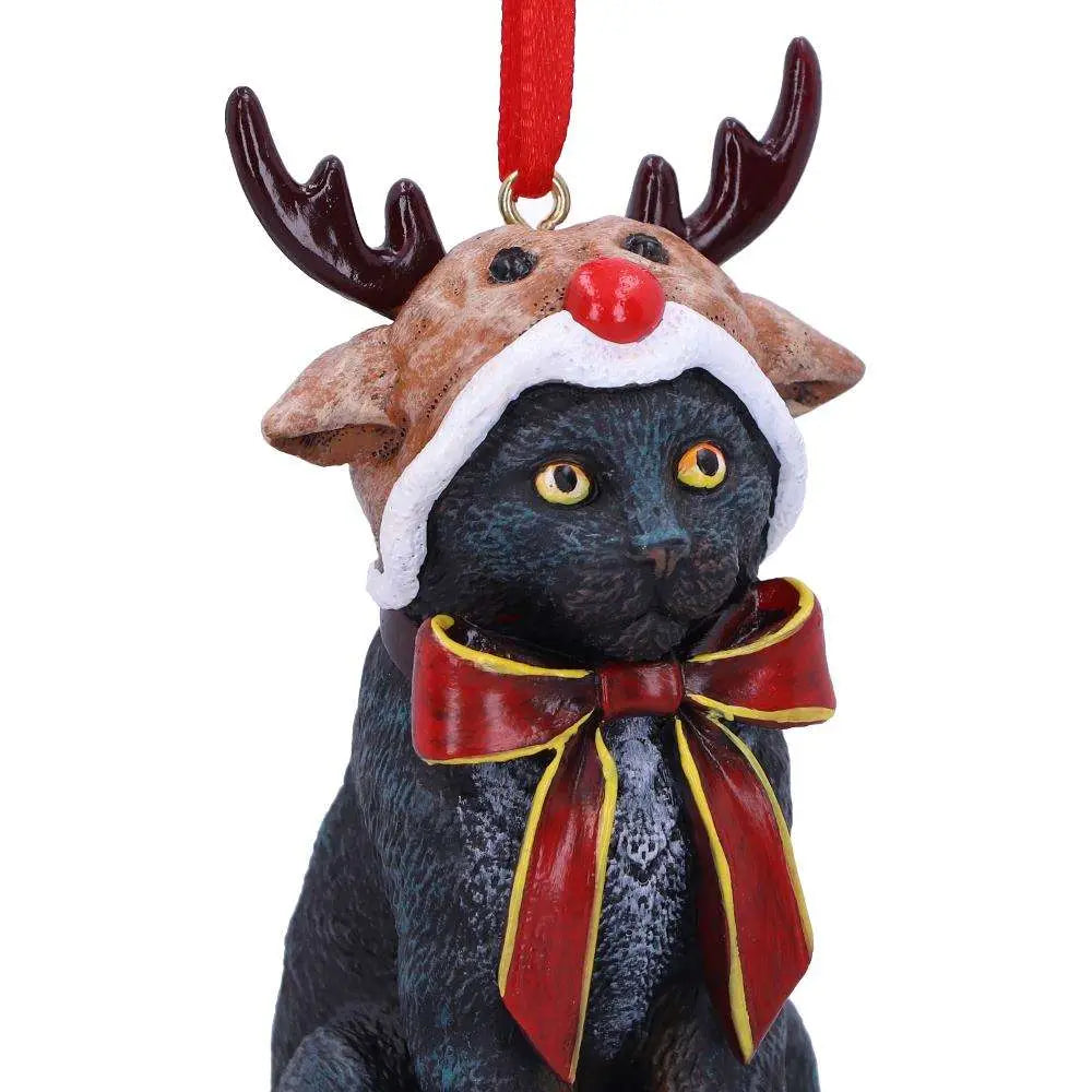 REINDEER CAT HANGING ORNAMENT