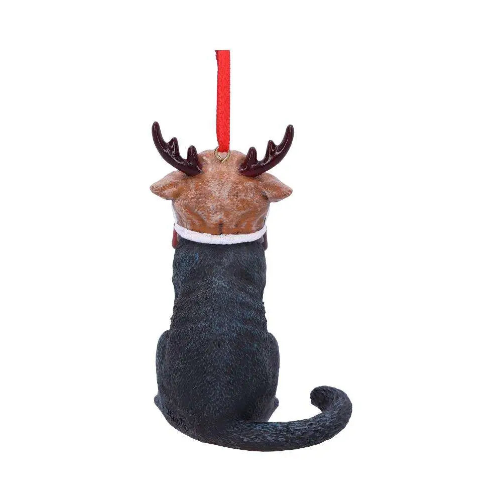 REINDEER CAT HANGING ORNAMENT