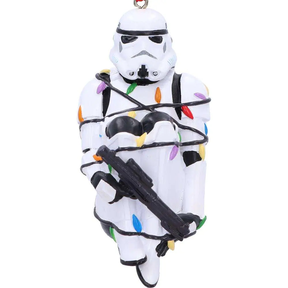 STORMTROOPER IN FAIRY LIGHTS DECORATIVE HANGING ORNAMENT