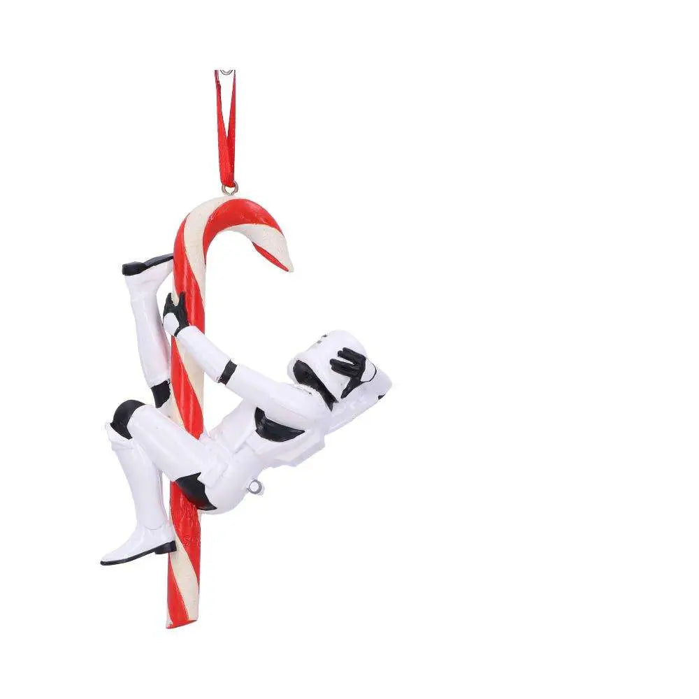 STORMTROOPER CANDY CANE HANGING ORNAMENT