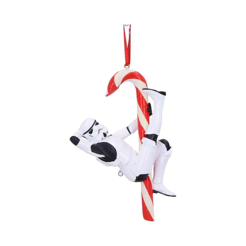 STORMTROOPER CANDY CANE HANGING ORNAMENT