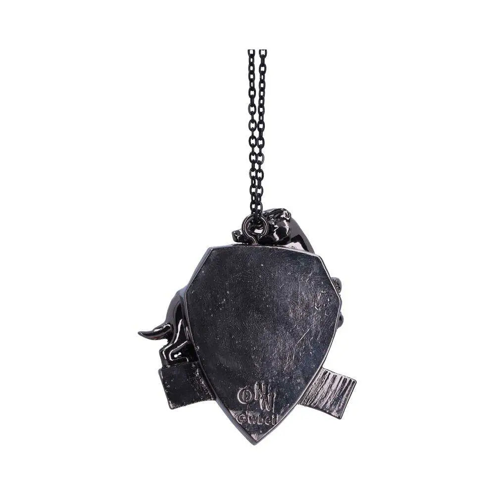 HARRY POTTER HUFFLEPUFF CREST SILVER HANGING ORNAMENT