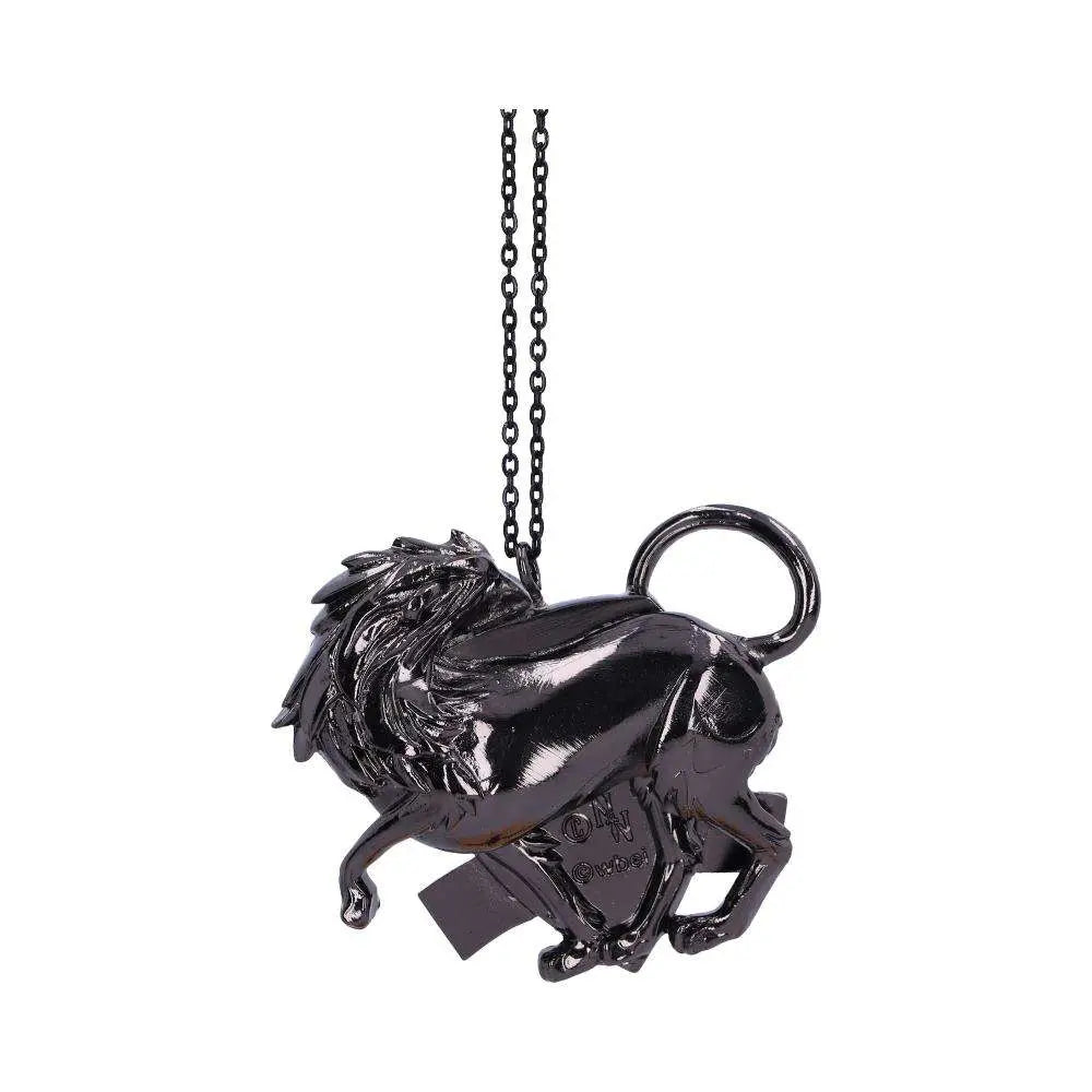 HARRY POTTER GRYFFINDOR CREST SILVER HANGING ORNAMENT