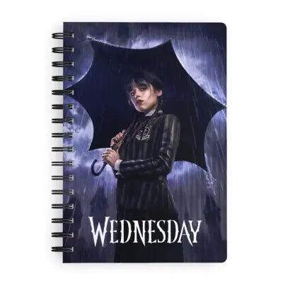 WEDNESDAY RAIN WEDNESDAY 3D EFFECT NOTEBOOK