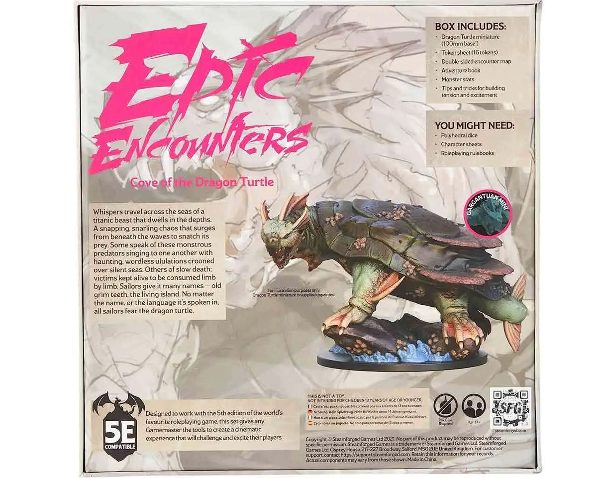 EPIC ENCOUNTERS COVE OF THE DRAGON TURTLE
