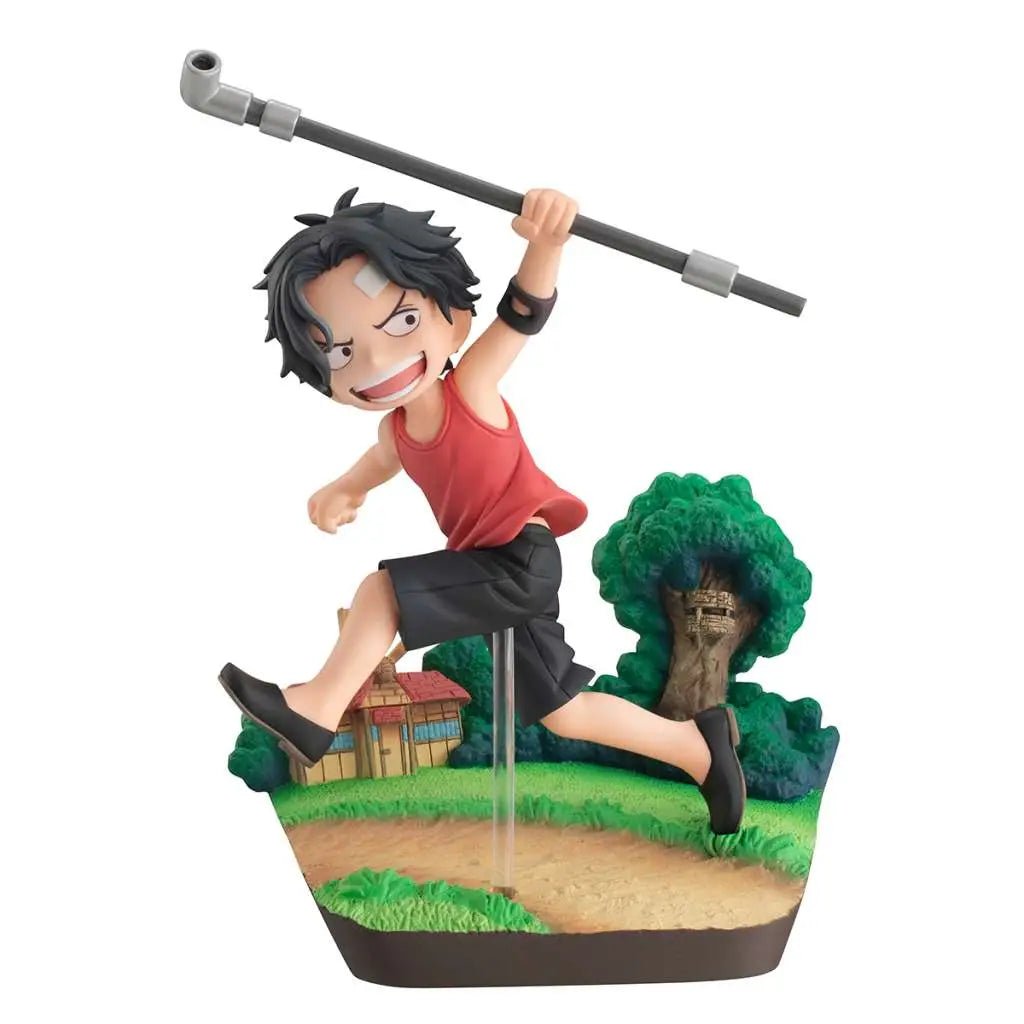 ONE PIECE GEM PORTGAS D. ACE RUN RUN RUN STATUE