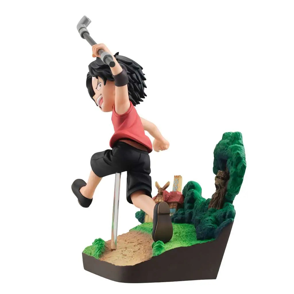 ONE PIECE GEM PORTGAS D. ACE RUN RUN RUN STATUE