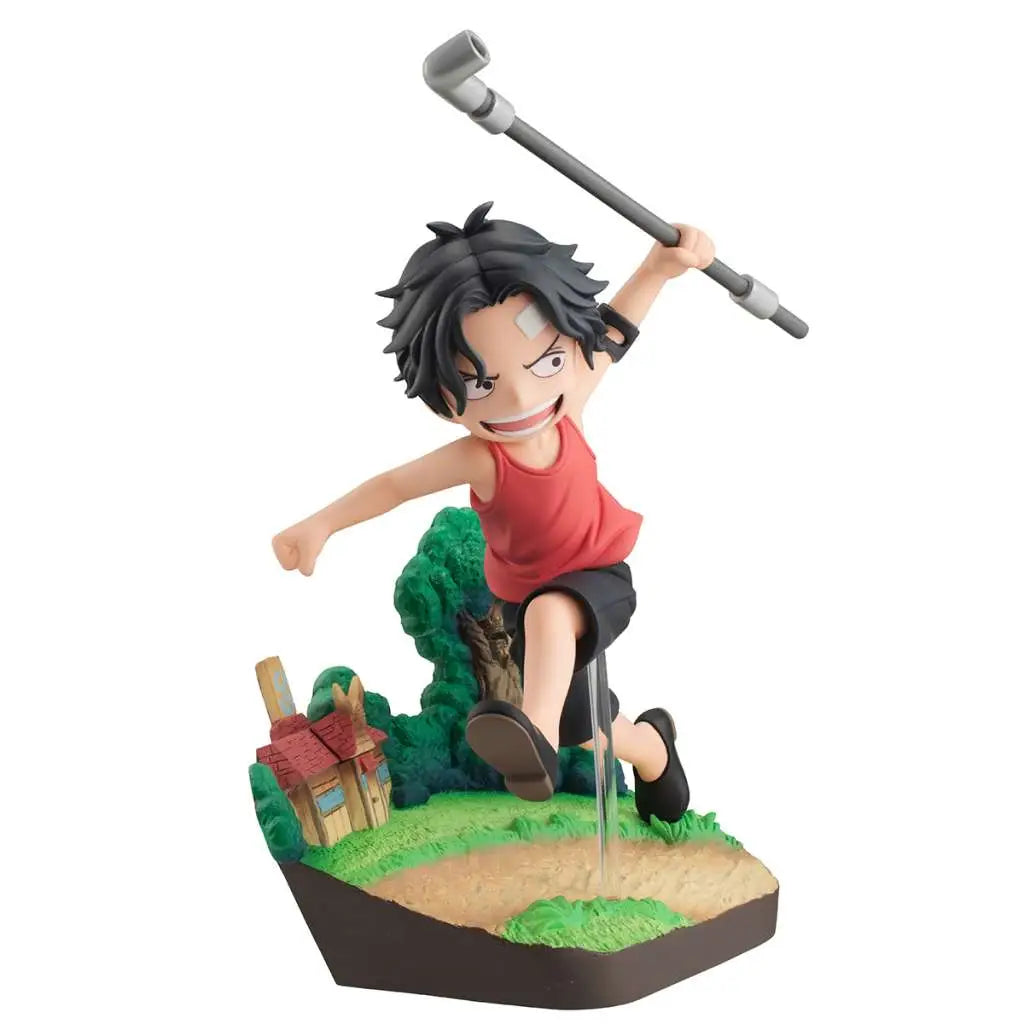 ONE PIECE GEM PORTGAS D. ACE RUN RUN RUN STATUE