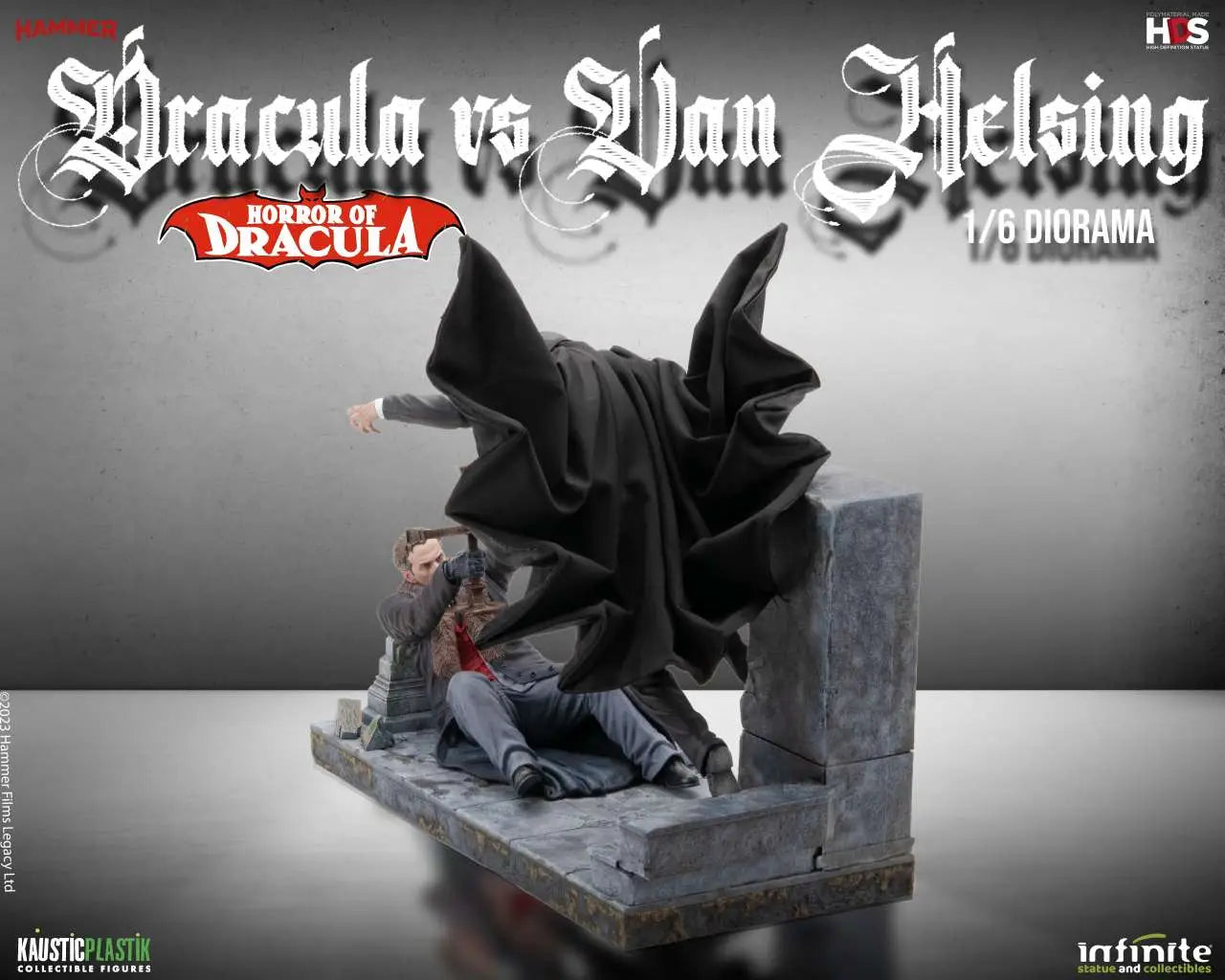 HORROR OF DRACULA - DRACULA VS VAN HELSING 1/6 DIORAMA