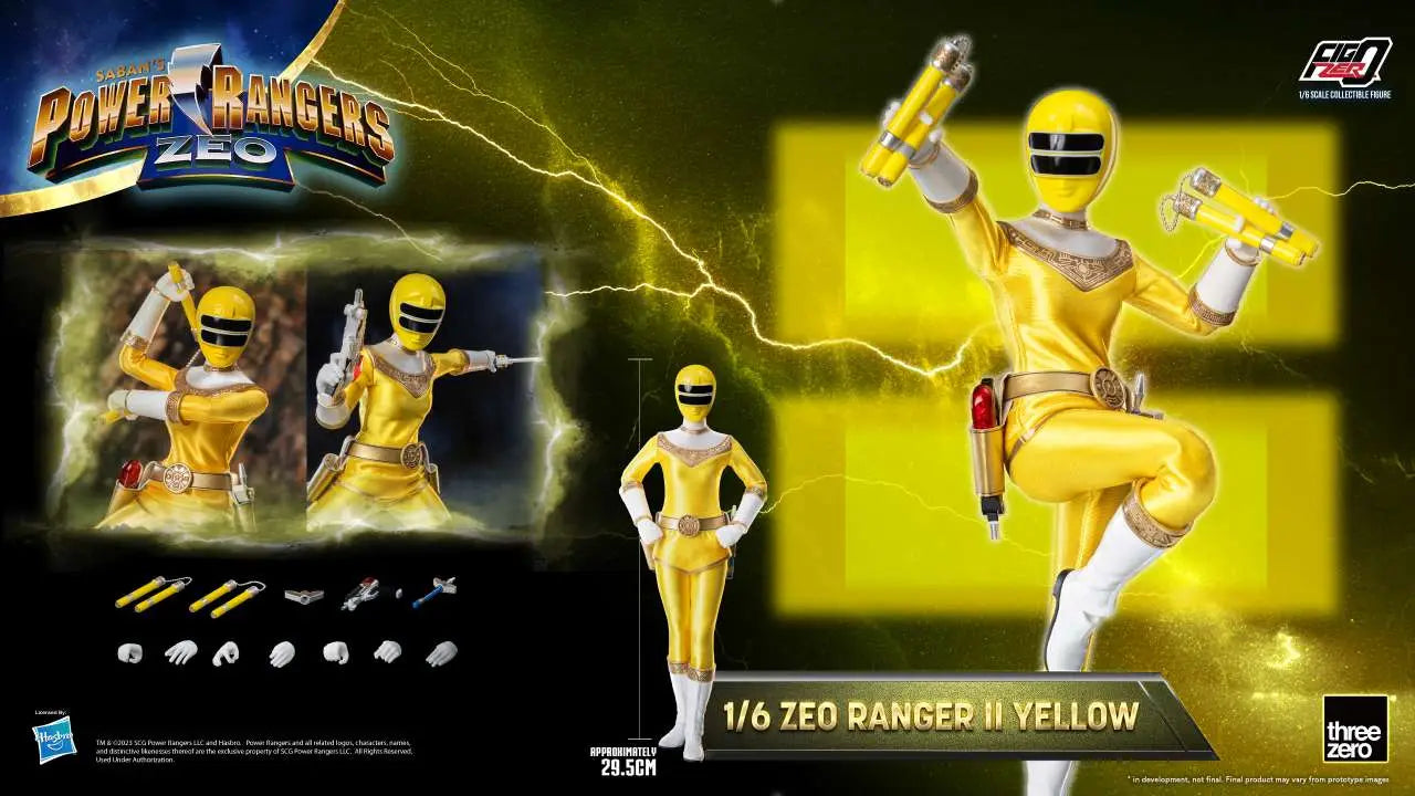 POWER RANGERS ZEO RANGER II YELLOW   1/6 FIGURE