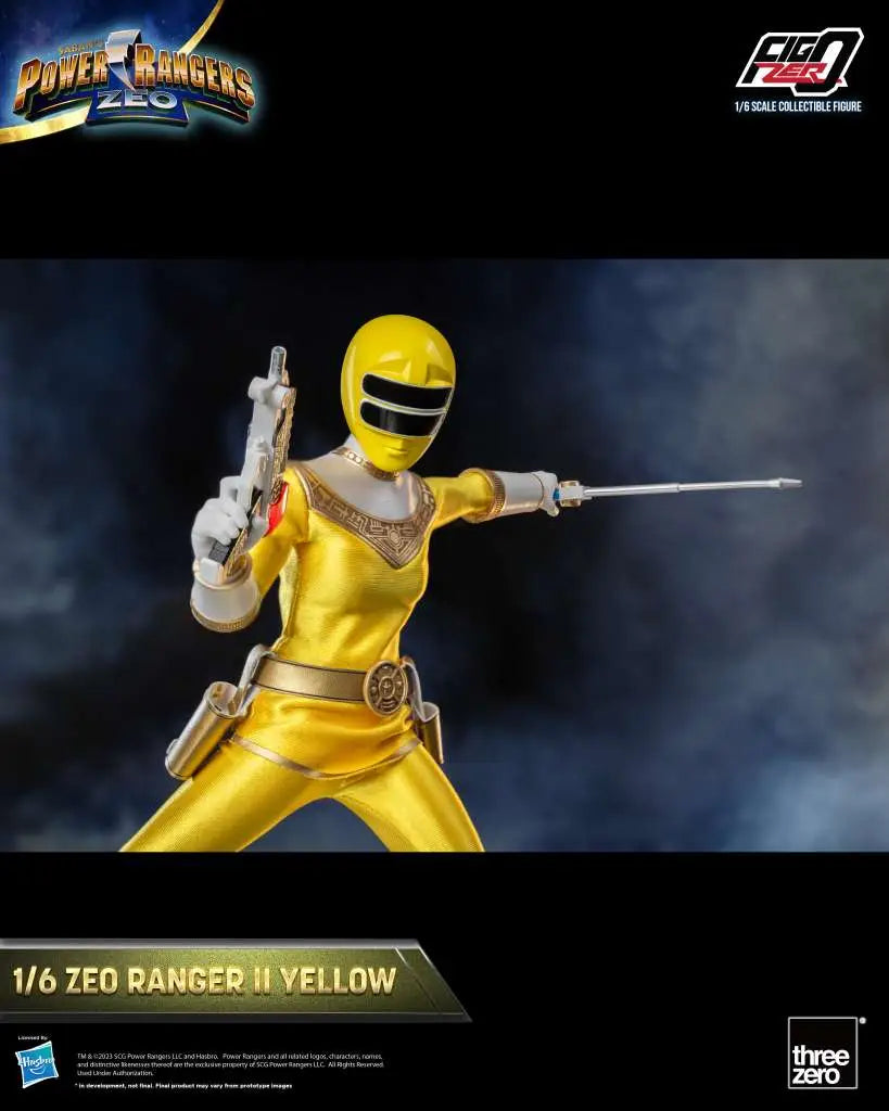 POWER RANGERS ZEO RANGER II YELLOW   1/6 FIGURE