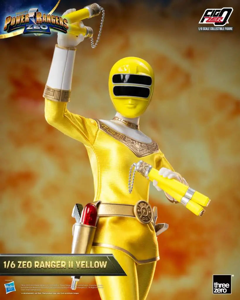 POWER RANGERS ZEO RANGER II YELLOW   1/6 FIGURE
