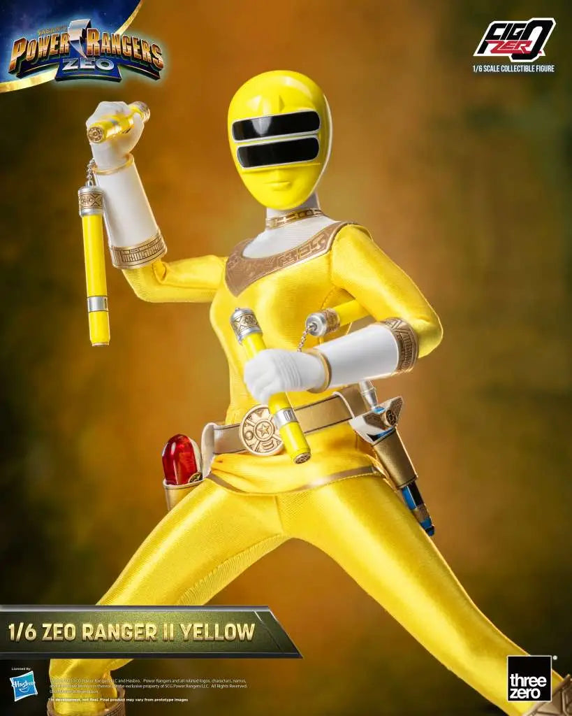 POWER RANGERS ZEO RANGER II YELLOW   1/6 FIGURE