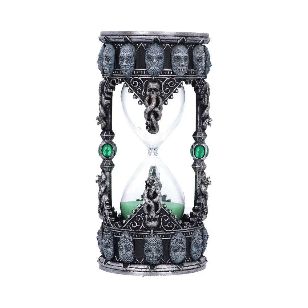HARRY POTTER DEATH EATER SAND TIMER IN METALLIC SILVER