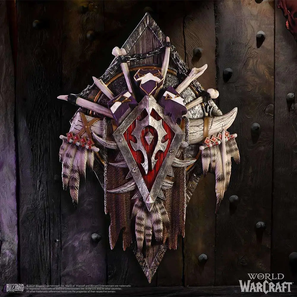 WORLD OF WARCRAFT HORDE WALL PLAQUE