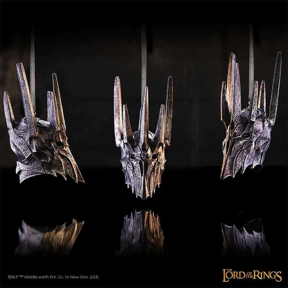 LORD OF THE RINGS HELM OF SAURON HANGING ORNAMENT