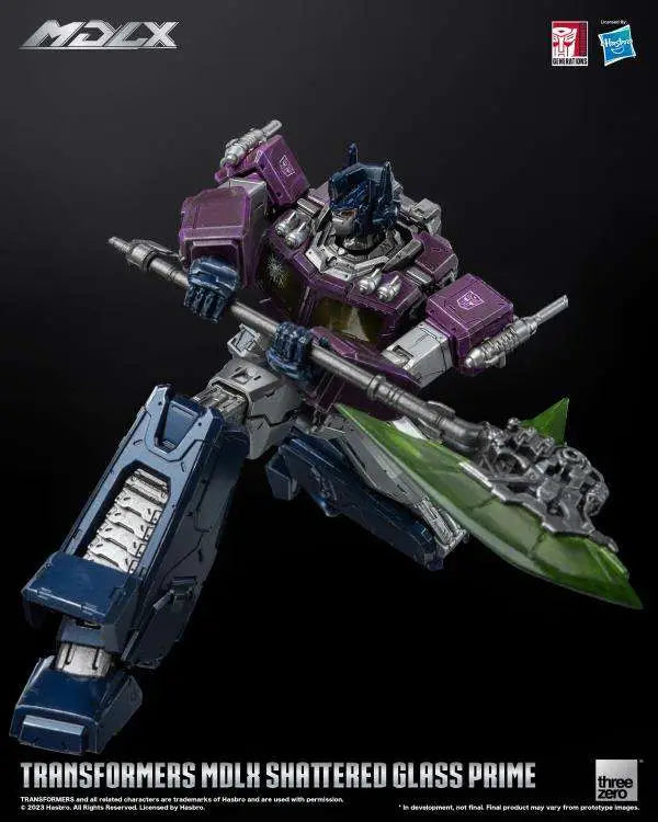 TRANSFORMERS MDLX SHATTERED GLASS OPTIMUS PRIME LTD ED AF
