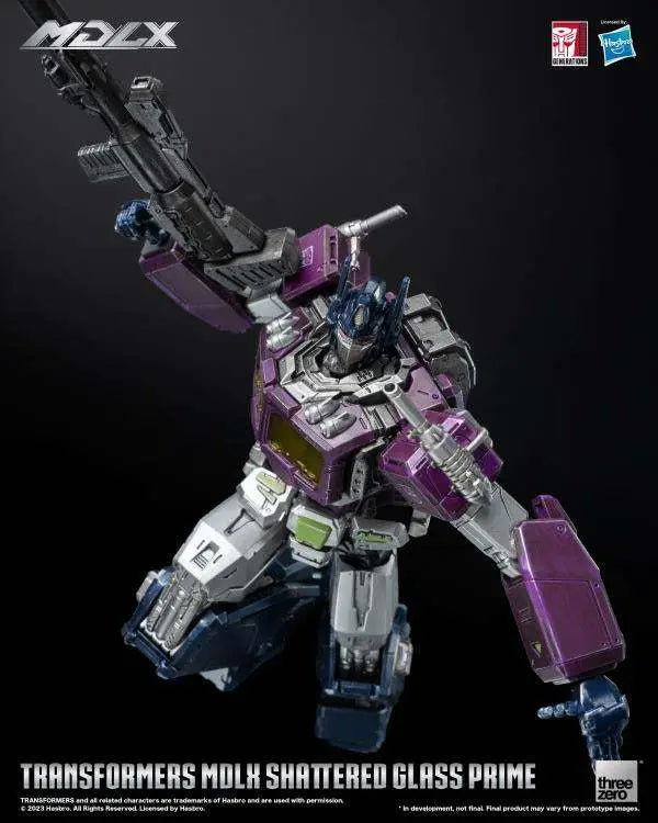 TRANSFORMERS MDLX SHATTERED GLASS OPTIMUS PRIME LTD ED AF