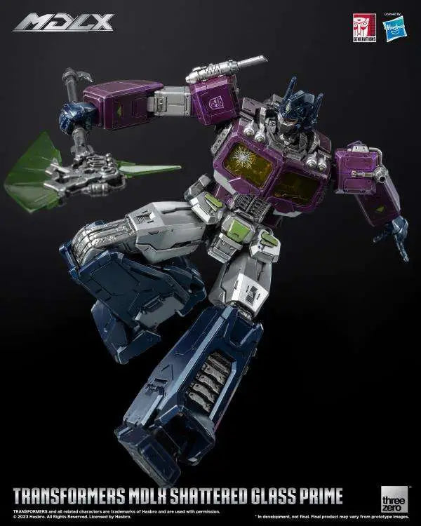 TRANSFORMERS MDLX SHATTERED GLASS OPTIMUS PRIME LTD ED AF