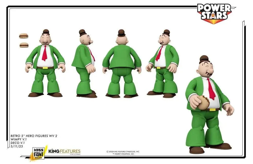 POPEYE POWER STARS WIMPY AF