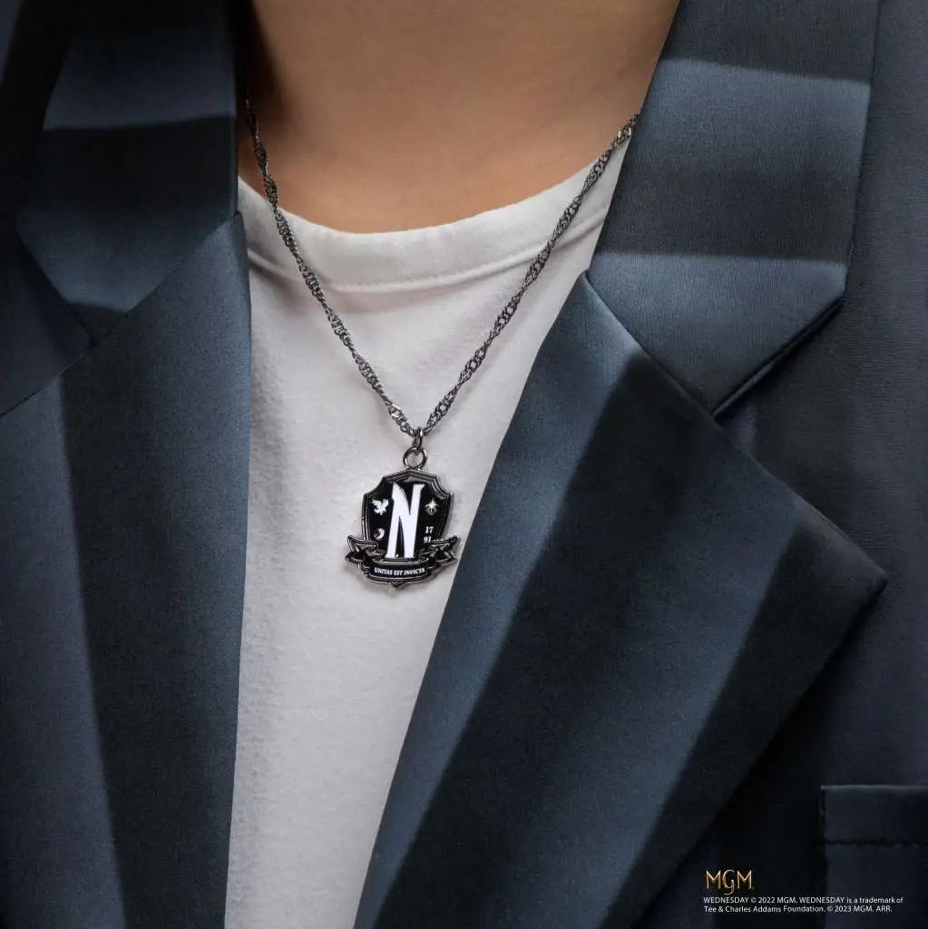 WEDNESDAY NEVERMORE ACADEMY LOCKET NECKLACE
