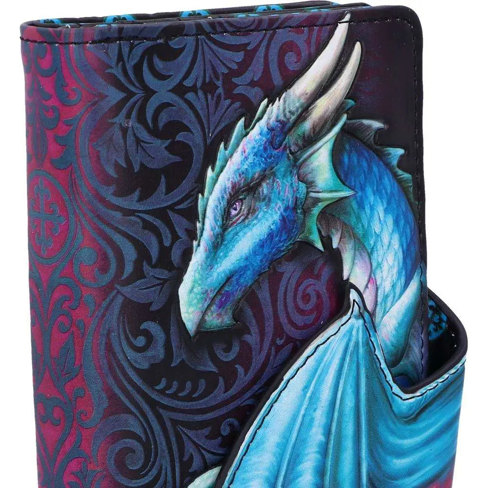 DRAGON TAKE FLIGHT BLUE EMBOSSED WALLET