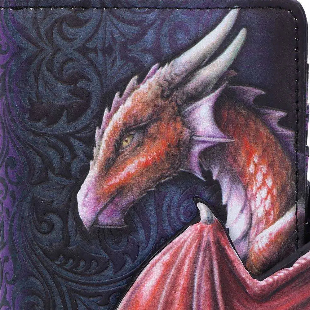 DRAGON TAKE FLIGHT RED EMBOSSED WALLET