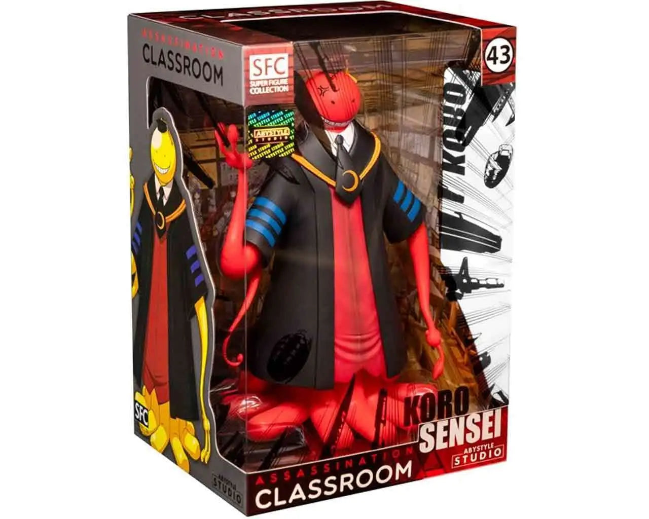 ASSASSINATION CLASSROOM KORO SENSEI RED SUPER FIGURE COLLECTION 1/10 PVC STATUE