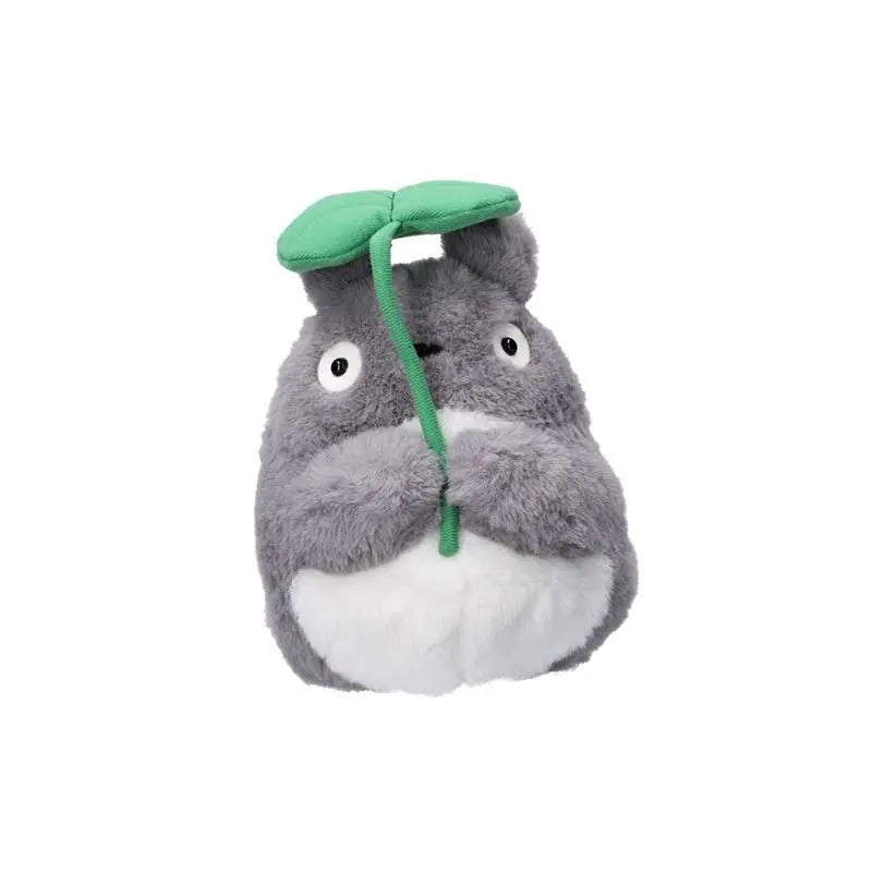 MY NEIGHBOR TOTORO NAKAYOSHI GREY PLUSH WITH LEAF