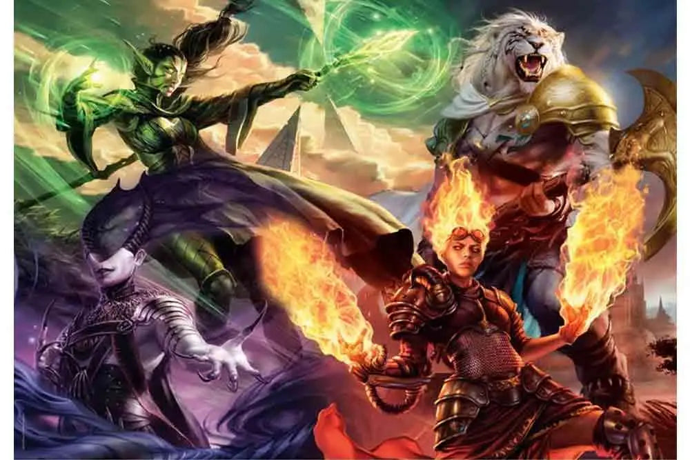 Gaming Puzzle Collection - Cube500 Magic The Gathering: Planeswalkers - Jigsaw Puzzle 500 Pcs