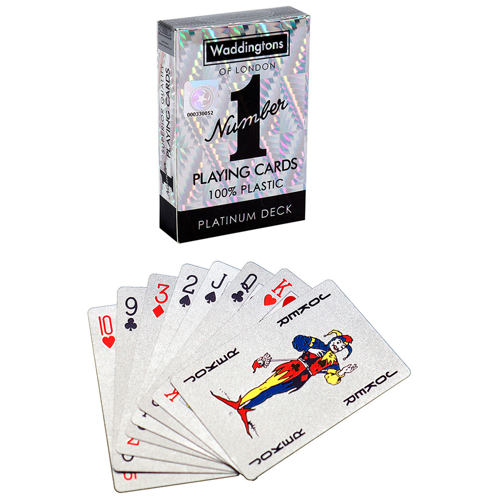 Winning Moves Waddingtons No.1 Playing Cards - Platinum