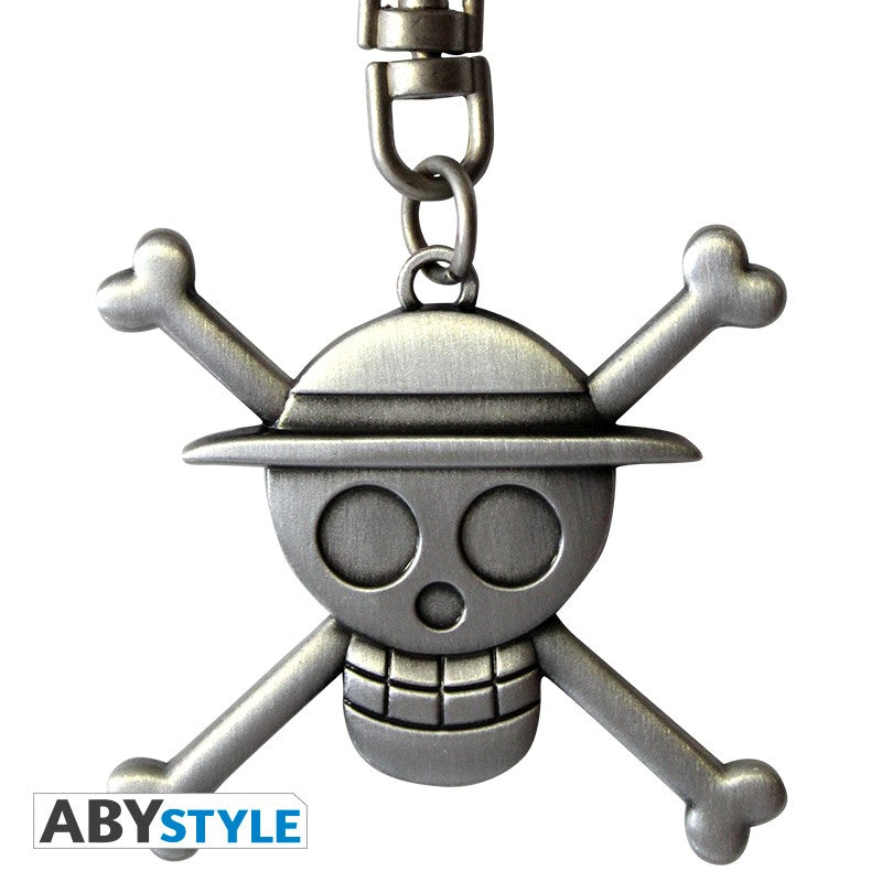 ONE PIECE - Porte-Cles Metal 3D - Skull Luffyp
