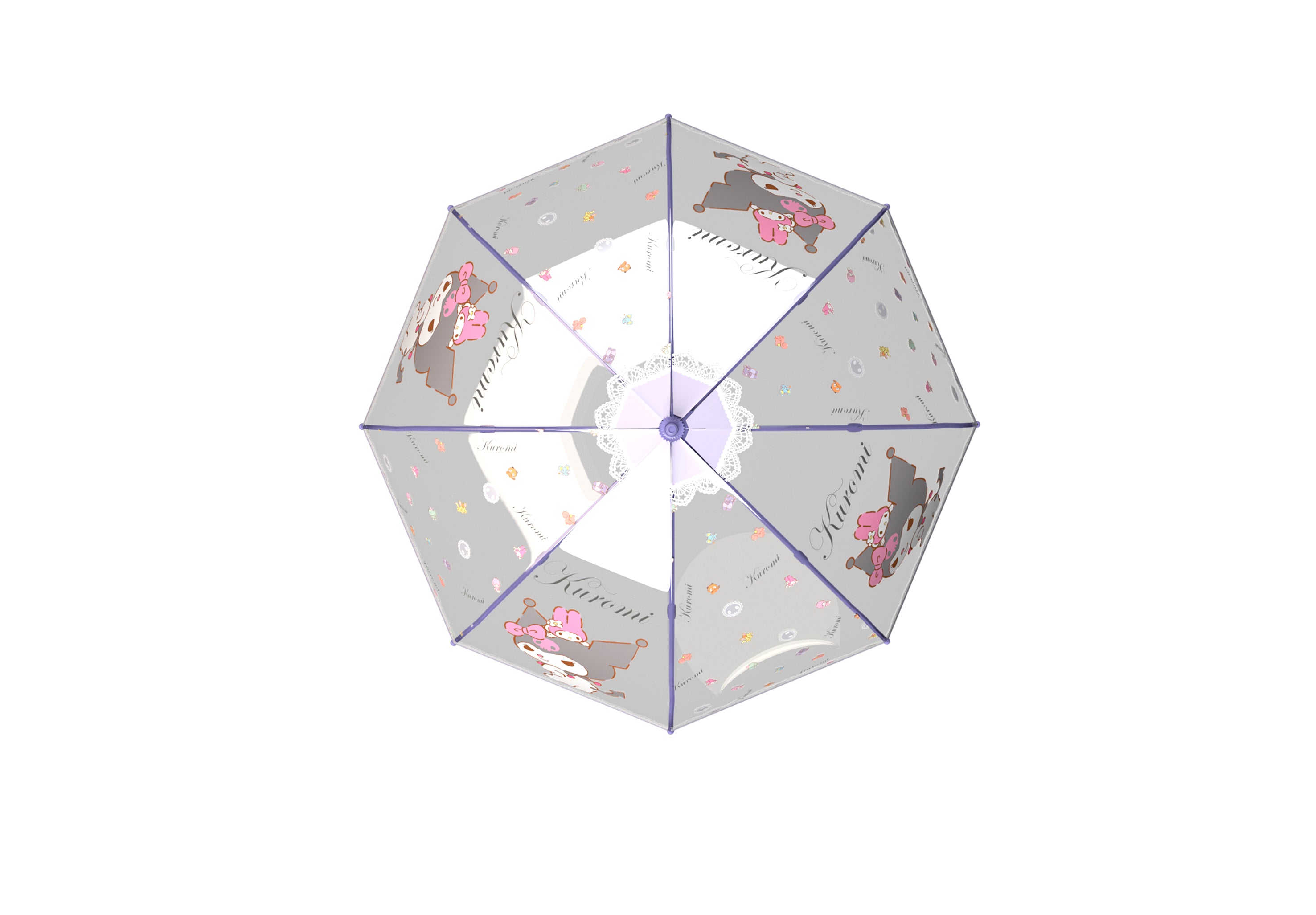 KUROMI - Manual Transparent Umbrella 48 cm