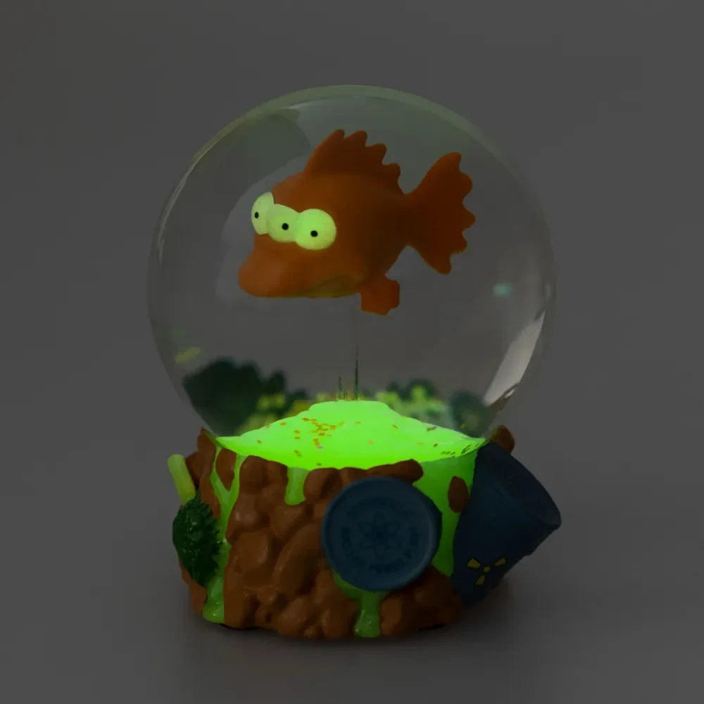 THE SIMPSONS - Blinky - Snow Globe 80mm 'Glow in the Dark'