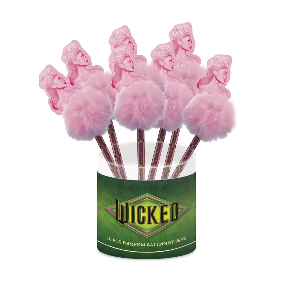 WICKED - Glinda - Box of 10 Pompom Pens