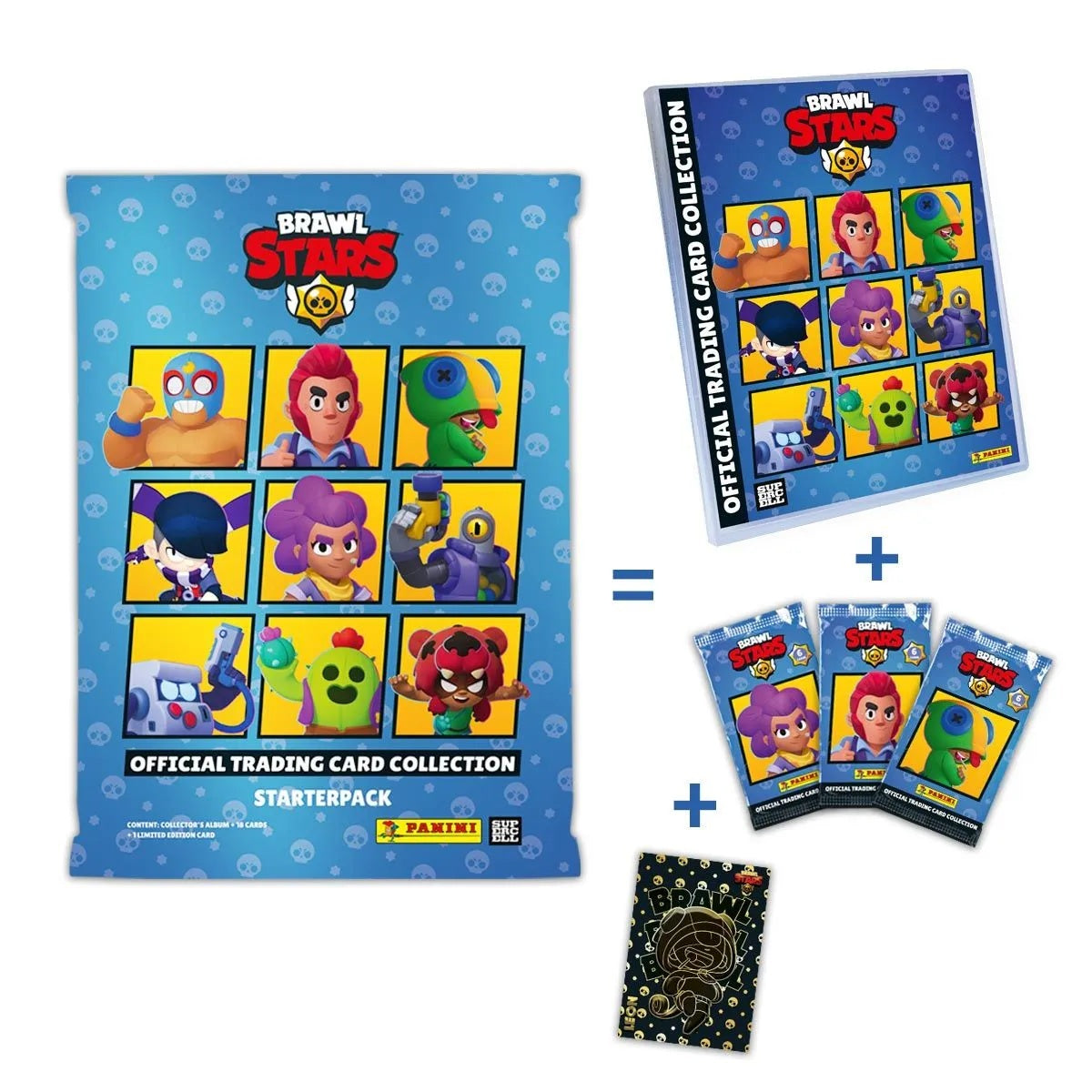 BRAWL STAR - Panini Trading cards (1 col + 2 poch + 1 Ed lim.) - EN
