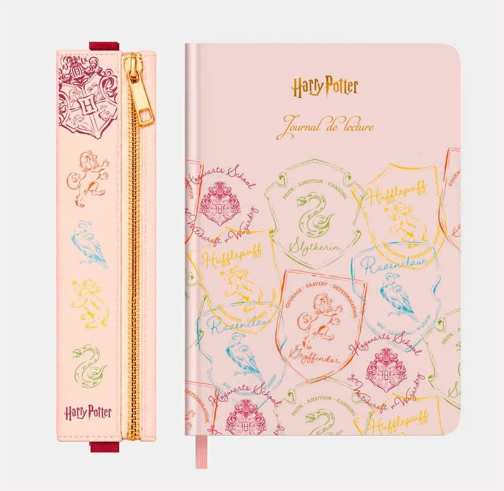 HARRY POTTER - The readers club - Journal with built in pouch