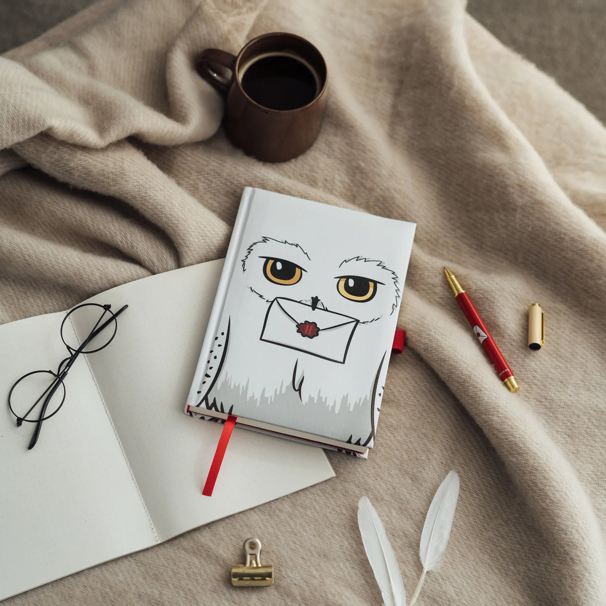 HARRY POTTER - Hedwig - A5 Premium Notebook with pen