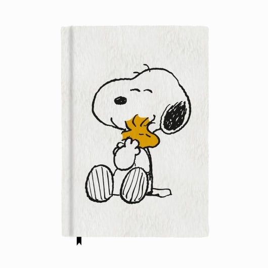 SNOOPY - Premium Plush Notebook - Size A5