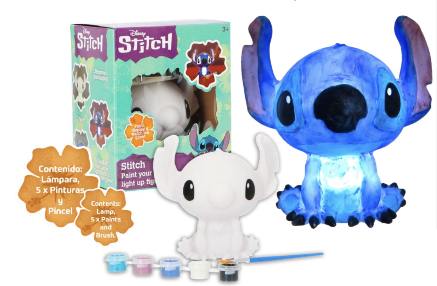 STITCH - 3D Light Up Figure to Paint 6,70inch