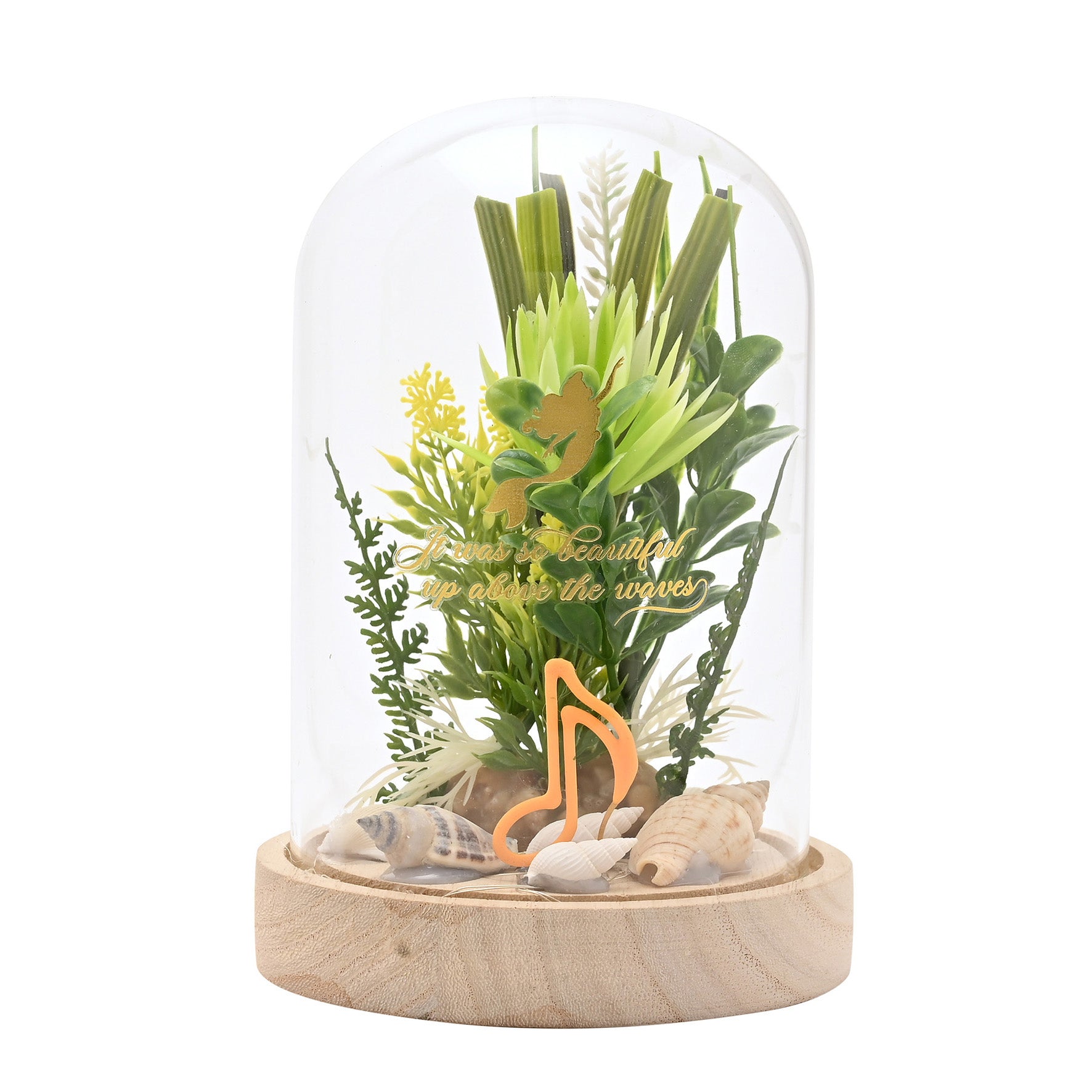 DISNEY PRINCESS - Ariel - Floral Cloche with a Neon Light