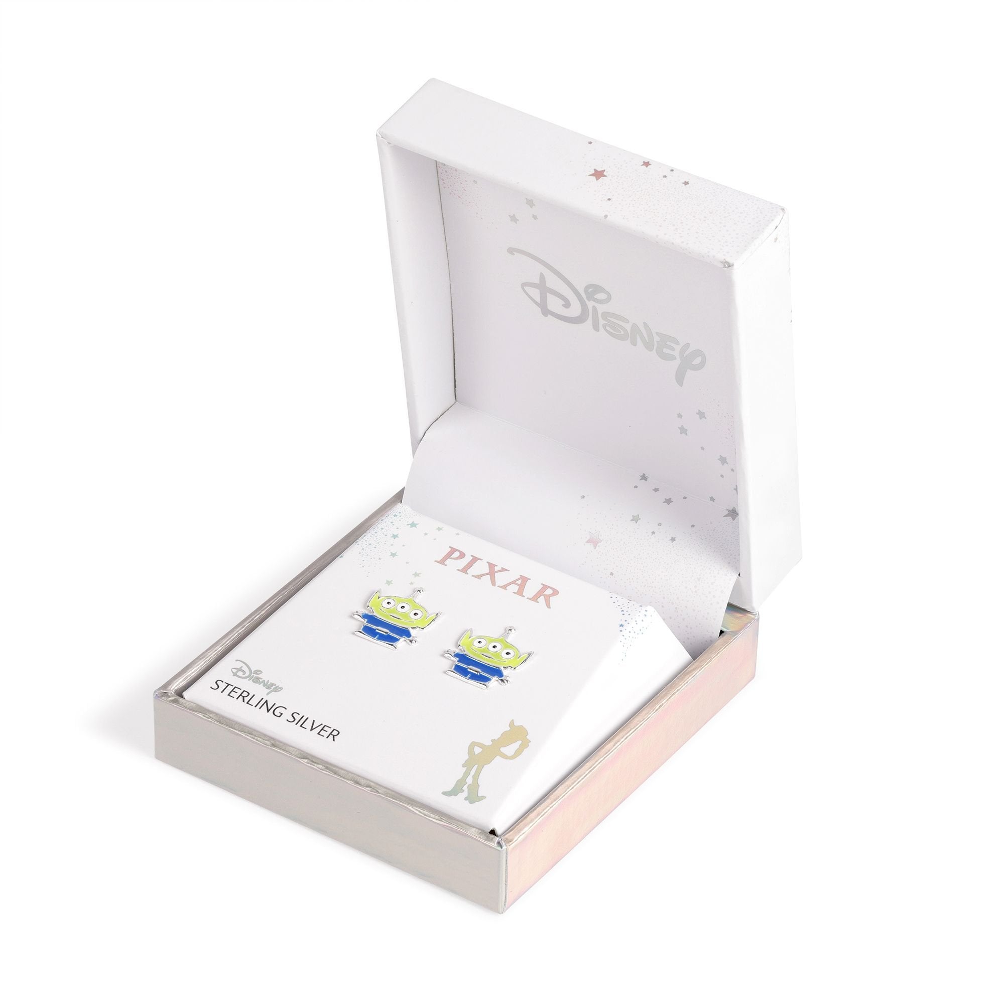 TOY STORY - Alien - 1 Pair of Sterling Silver Studs Earrings