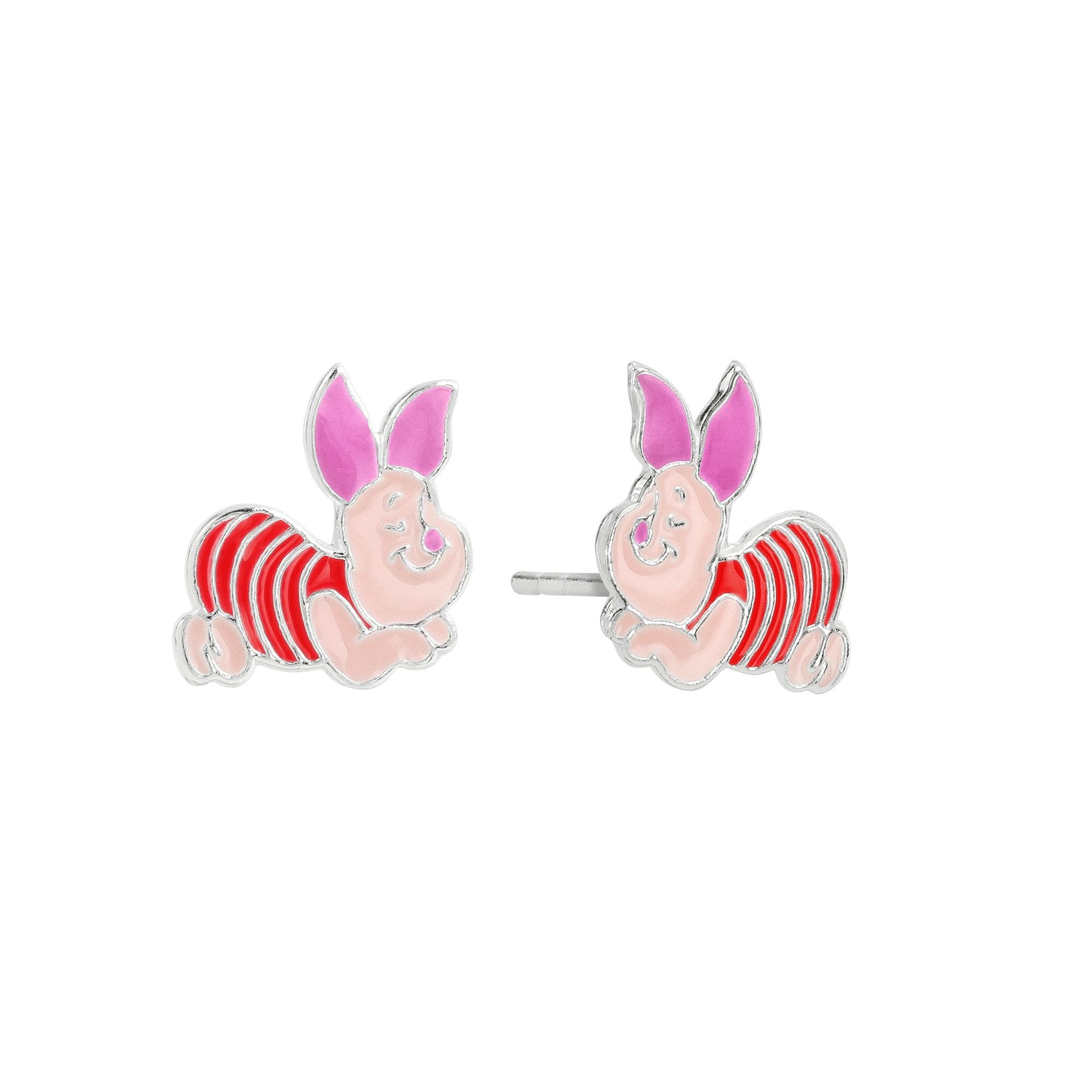 WINNIE THE POOH - Piglet - 1 Pair of Sterling Silver Studs Earrings
