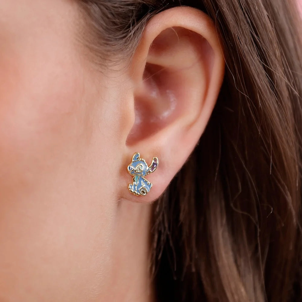 STITCH & ANGEL - 1 Pair of Studs Earrings