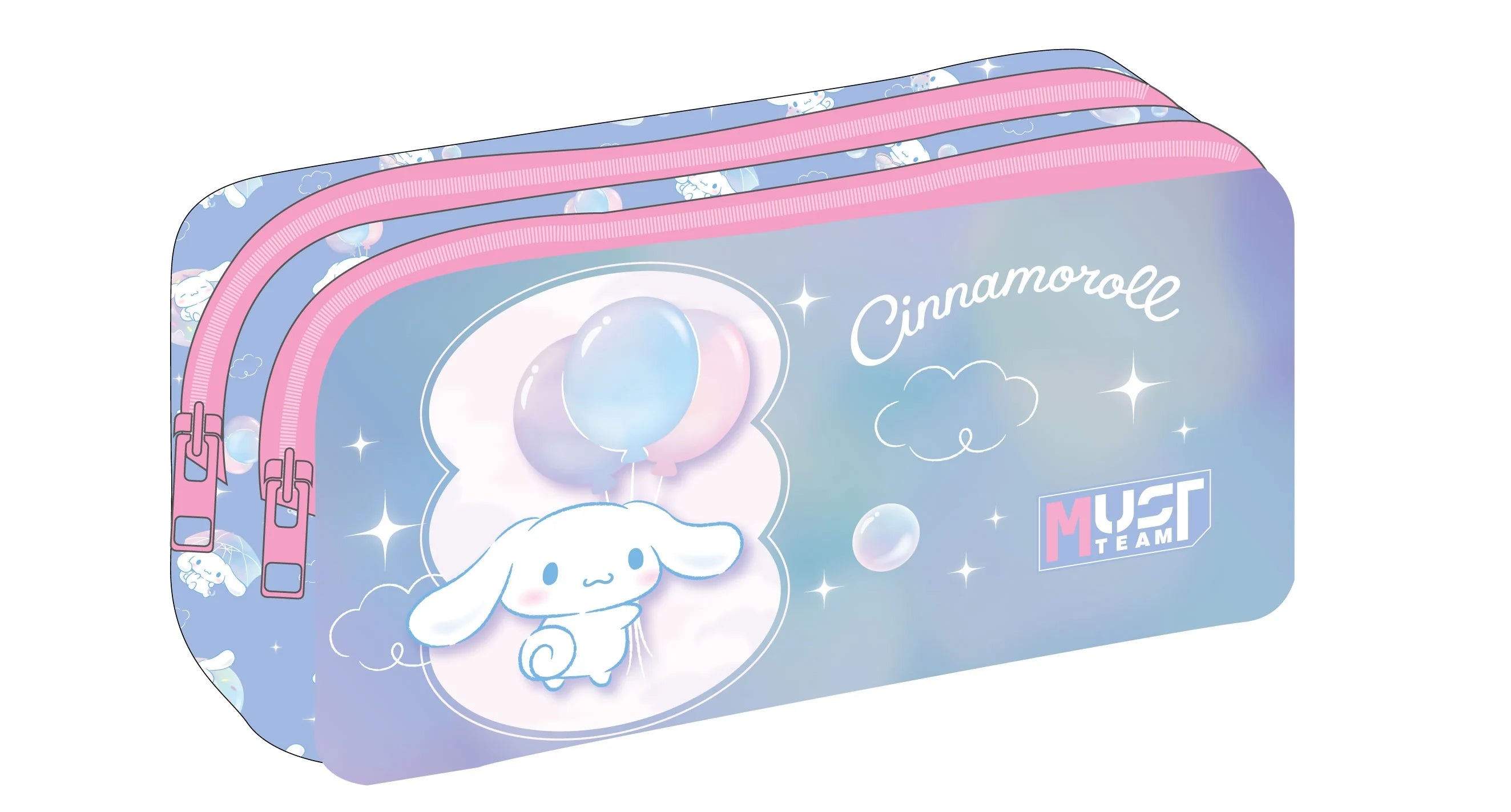 CINNAMOROLL - Balloons - Pencil Case with 2 comparments
