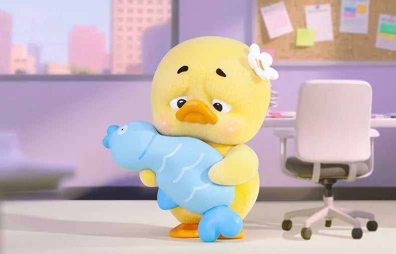 UPSETDUCK - Display of 6 Cute Duck 4-6.5cm ( 6 different + 1 Secret )