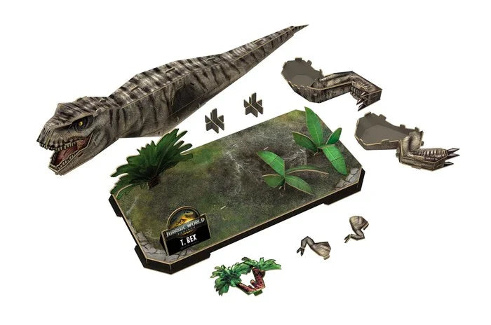 JURASSIC WORLD - T-Rex - Puzzle 3D 45pcs