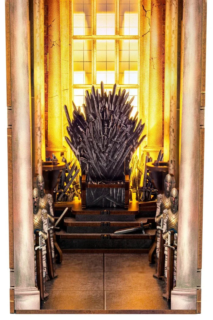 GAME OF THRONES - BOOK NOOK KIT - Iron Throne - 91pc + LED Light