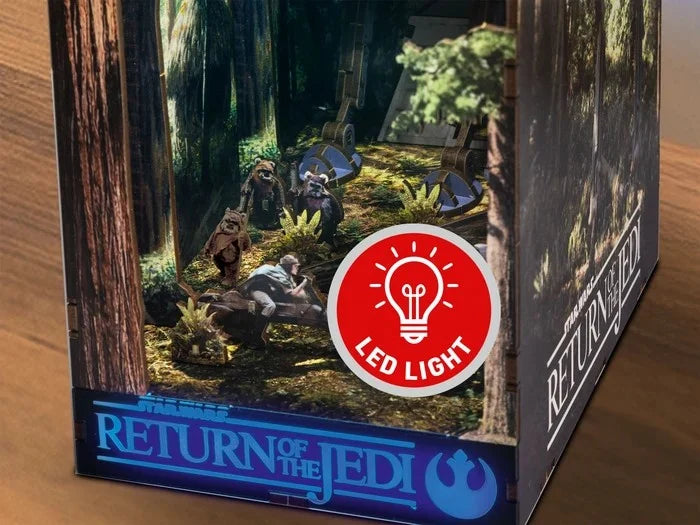 STAR WARS - BOOK NOOK KIT - Battle of Endor - xxpc + LED Light